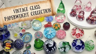 FACEBOOK MARKETPLACE PICKUP Vintage Art Glass Paperweight Collection