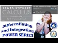 DIFFERENTIATING AND INTEGRATING POWER SERIES - with free calculus pdf book