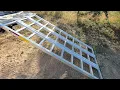 Unboxing Harbor freight s Tri-Fold Aluminum Loading Ramp for ATV s