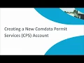 Creating a New Comdata Permit Services CPS Account