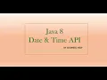 Java 8 Date and Time API Joda Time API Example - 1