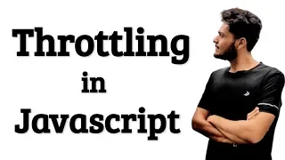 Throttling in Javascript Walmart Frontend Interview Question
