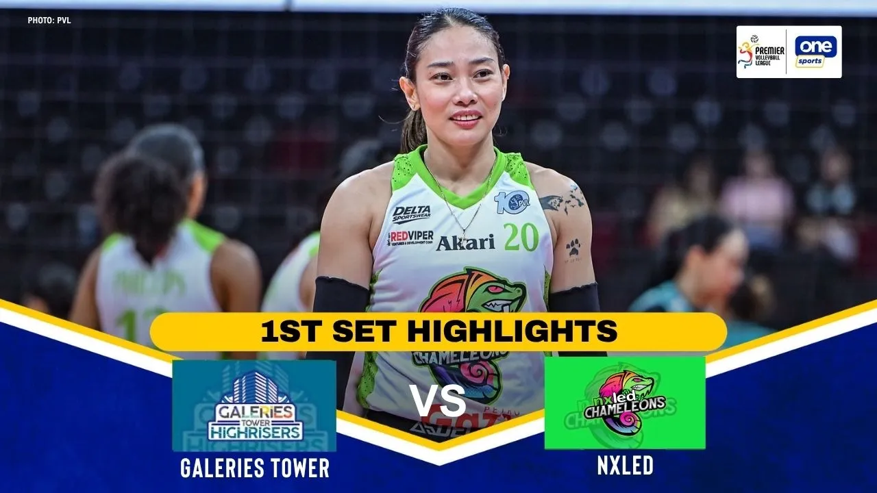 GALERIES TOWER vs NXLED | SET 1 HIGHLIGHTS | 2026-27 PVL ALL-FILIPINO CONFERENCE | OCT 22