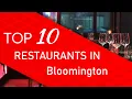Top 10 best Restaurants in Bloomington Minnesota