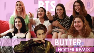 Download BTS  'Butter' Official MV (Hotter Remix) | Spanish college students REACTION (ENG SUB) MP3