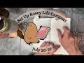 Set Up Rosey Life Compact July 20-27 Lofi Ghosts Sweet Kawaii Design Itty Bitty Chatty