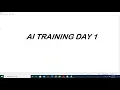 Artificial Intelligence Training Session 1 Artificial Intelligence Tutorial for Beginners APPWARS