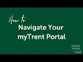 How to Navigate the MyTrent Portal Trent University