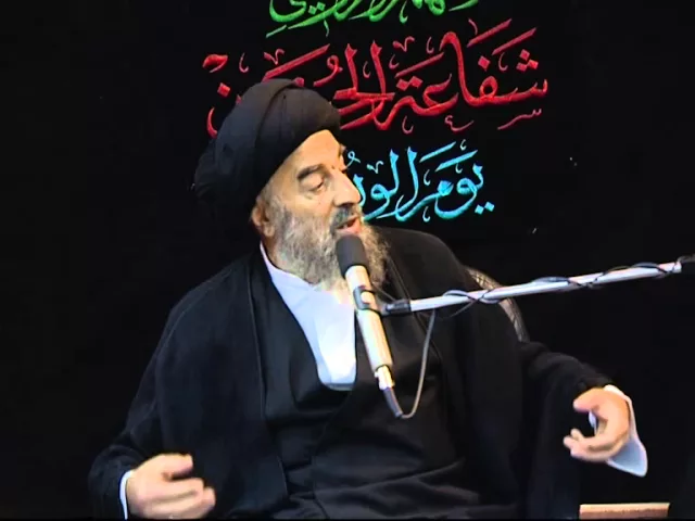 ⁣كلمة المرجع المُدرّسي في السادس من محرم الحرام / 1436 هـ ، الجمعة