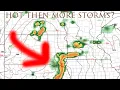 Brief Hot Weather Coming then more Storms
