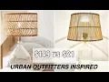 THRIFT DIY URBAN OUTFITTERS HOME DUPE RATTAN LAMP