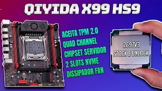 Placa XEON com TPM 2.0? QIYIDA X99 HS9 - Visão Geral, Testes 2696V3, Unlock e Timmings DDR4!