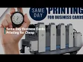 Same Day Business Cards Printing for Cheap