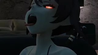 vore animation hu tao craving night by oreo cookie 