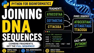 How to Join DNA Sequences in Python Python for Bioinformatics