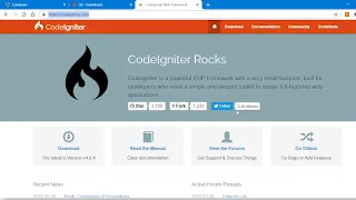 Part 1 Code Igniter Installation