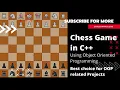 Chess Game in C Using OOP Object Oriented Programming OOP OOP Project Sample 01