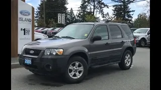 2005 Ford Escape XLT W Heated Seats Leather Trailer Hitch Review Island Ford