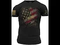 Grunt Style Worn Flag 2 0 Men s T-Shirt - For American Patriots