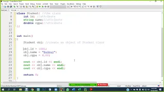 OOP C Lecture 7 Introduction to OOP ZOOM Live