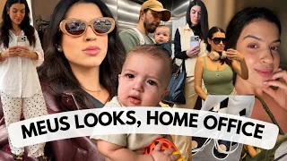 FASHION VLOG: TODOS OS MEUS LOOKS, COMPRA DE SAPATO, EM CASA COM MEU FILHO