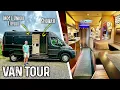 Most INSANE Van Build EVER - Cozy Vibes Very Intricate Design