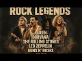 Lagu Classic Rock Nonstop Greatest Legends Anthems 70s 80s 90s | Queen, Guns N Roses, Scorpions
