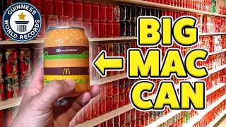 he has 11 000 different coke cans guinness world records