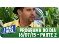 Lagu A Praça É Nossa (16/07/15) - Íntegra do Programa - Parte 2
