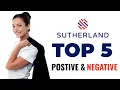 Sutherland 5 Positive Negetive Sides