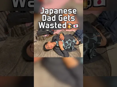 Japanese Dad Gets Wasted in Front of His Kids