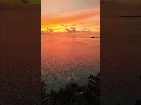 Elevate your #wellness: Aerial Yoga in Paradise ✨ #maldives #shorts #fyp
