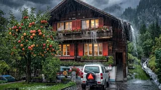 THE MOST BEAUTIFUL SWISS CITY IN THE AUTUMN RAIN - A PARADISE BETWEEN TWO LAKES - AN AUTUMN AMBIANCE