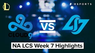 HIGHLIGHTS: Cloud9 vs Counter Logic Gaming (2017 NA LCS Spring)