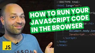 Link JavaScript to HTML How to run your JavaScript code in the browser