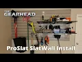 ProSlat Slatwall Install
