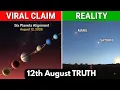 August 12 Planetary Parade is NOT What You Think Reality of Rare 6 Planet Alignment 12-13 August