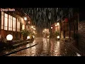 99% Fall Asleep Fast! Extreme Heavy Rain & Powerful Thunder ⛈️ No Ads  Deep Sleep & Autumn Rain