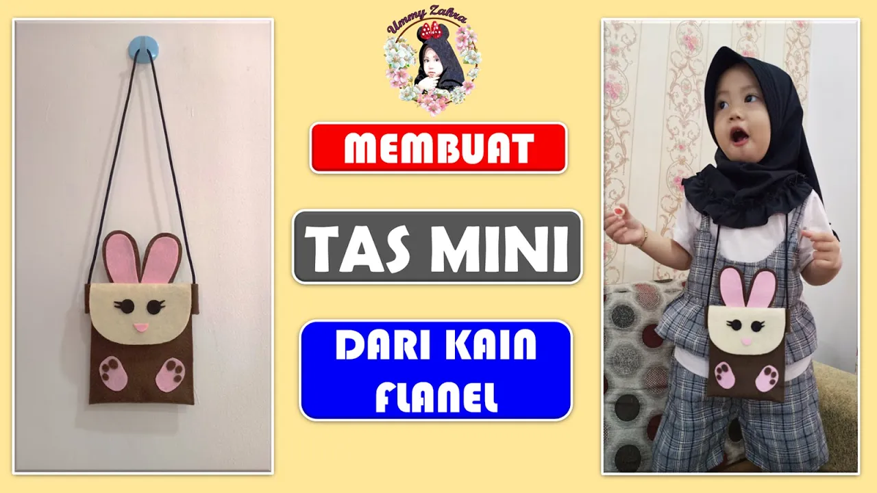 Cara Membuat Tas dari Kain Flanel Tanpa Jahit