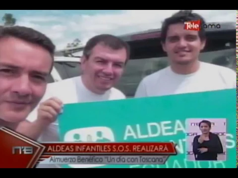 Aldeas Infantiles S.O.S. realizará almuerzo benéfico Un día con Toscana