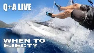 When to abandon ship? Q+A Live⛵️your catamaran sailing questions answered