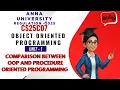 Comparison between OOP and Procedural Oriented Programming in Tamil CS25C07 OOP using C