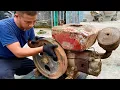 Lagu Fully restoration old ZS1115 diesel engine | Restore and repair rusty old D24 diesel engine