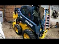 OUR BRAND NEW JOHN DEERE 318G SKID STEER ARIVES AT THE FARM FULL REVIEW