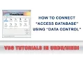 VB6 Tutorial In Urdu - How to connect to Database using Data Control