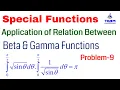 Application of Relationship between beta and gamma function Problem-9