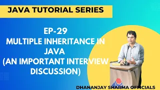 EP-29 Java Tutorial Multiple Inheritance In Java