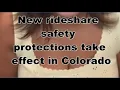 New rideshare safety protections take effect in Colorado