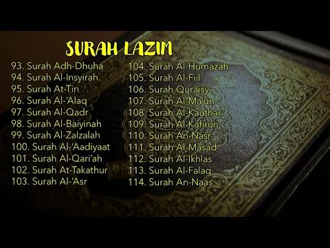 Download MP3 Koleksi Surah-surah Lazim | Juz Amma