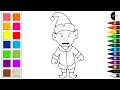 Elf Coloring Pages How to Draw and Painting Elf Step by Step
